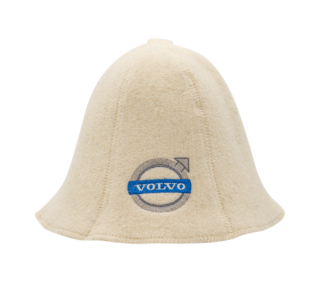 White Volvo hat