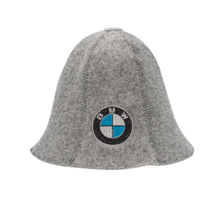 Серая шапка BMW