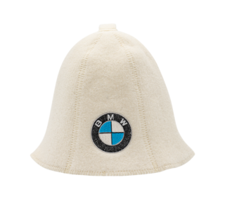 White BMW hat