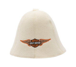 Valkoinen Harley-Davidsoni hattu