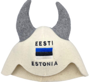 Valkoinen sarvihattu ''Eesti. Estonia''