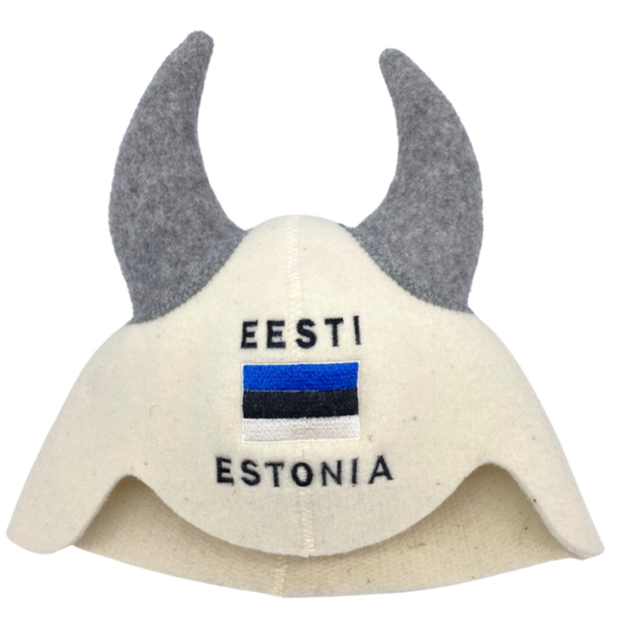 Valge sarvikumüts ''Eesti. Estonia''