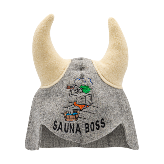 Hall sarvikumüts ''Sauna Boss'' 2