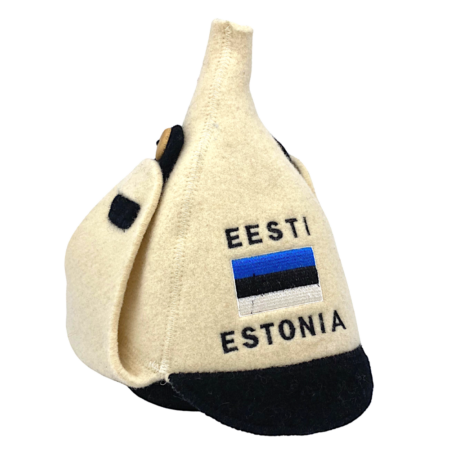 Vit hatt ''Eesti. Estonia.''