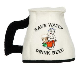 Белый пивной кувшин''Save water, drink beer!''