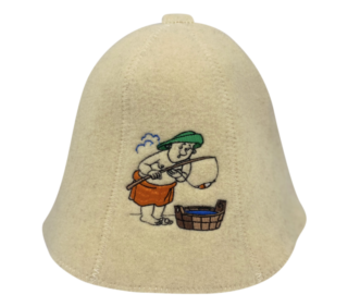 White fisherman hat