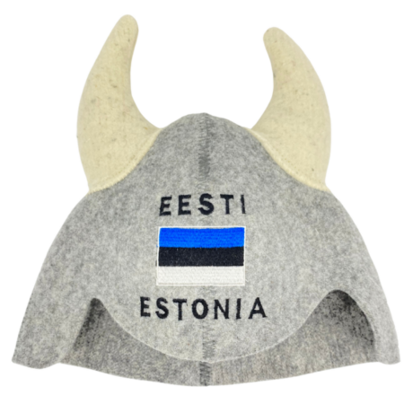 Hall sarvikumüts ''Eesti. Estonia.''