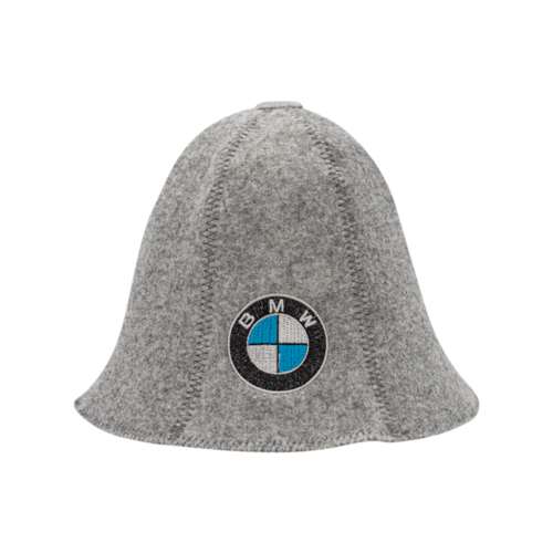 Серая шапка BMW