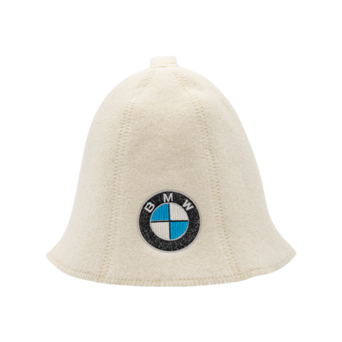 White BMW hat