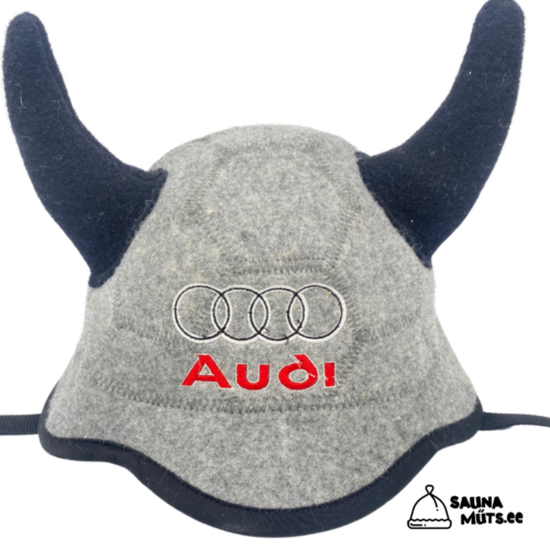 Audi horned helmet