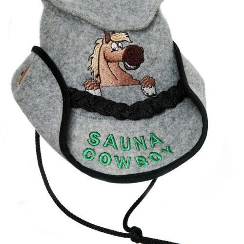 Hat with horse ''Sauna Cowboy''