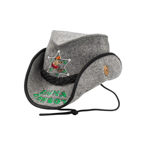 Grey ''Sauna Cowboy'' hat