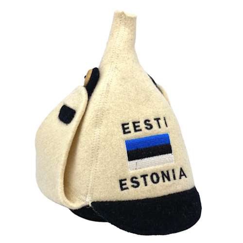 Белая шляпа ''Eesti. Estonia.''