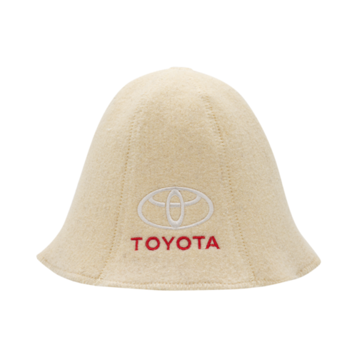 white Toyota hat