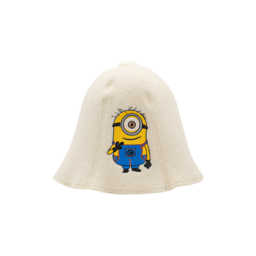 Vit Minion hatt S/M