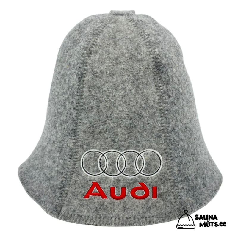 Harmaa Audi hattu