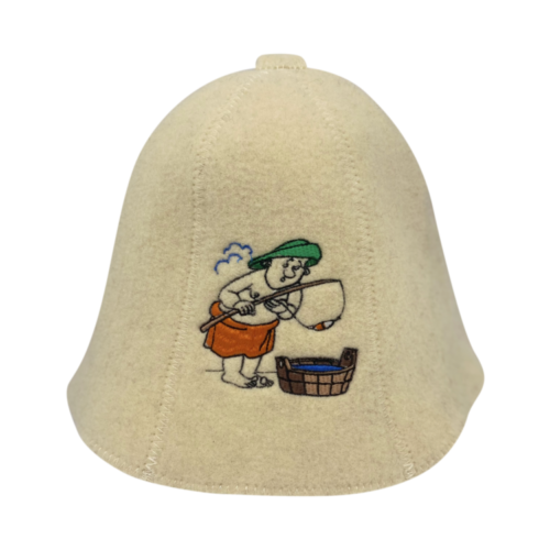 White fisherman hat