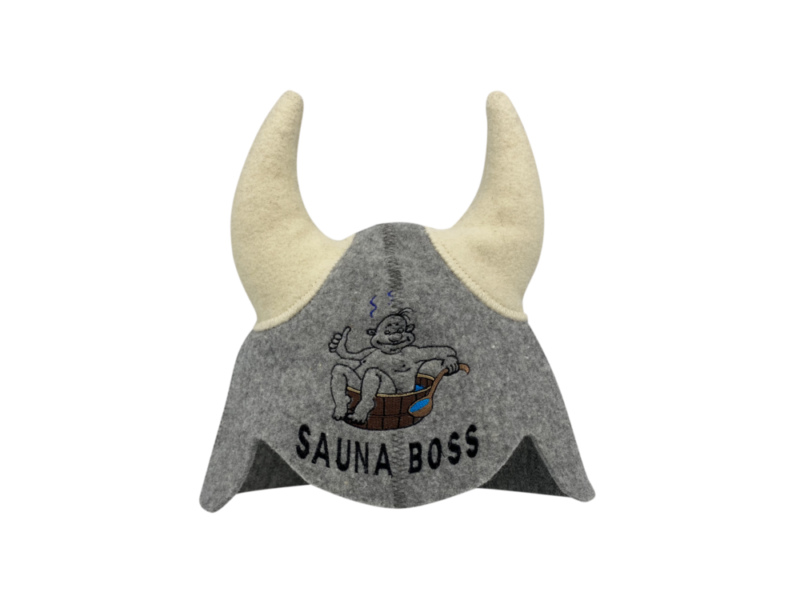 Hall sarvikumüts ''Sauna Boss'' 3